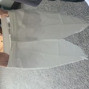 White Capri Women's Pants w/ties